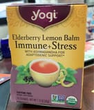 Yogi Elderberry Lemon Balm Immune + Stress