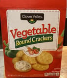 Clover Valley Vegetable round crackers