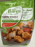 Just Bare Lightly Breaded Chicken Breast Bites Spicy