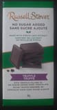 Russell Stover No Sugar Added Dark Chocolate Truffle Bar