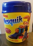 Nesquik Cocoa mix for a milk drink