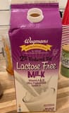 Wegmans 2% Reduced Fat Lactose Free Milk