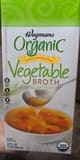 Wegmans Organic Vegetable Broth