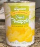 Wegmans Chunk Pineapple in Pineapple Juice