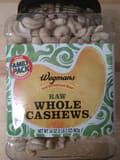 Wegmans Raw Whole Cashews