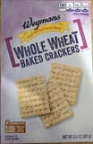 Wegmans Whole Wheat Baked Crackers