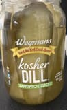 Wegmans kosher dill Kosher dill sandwich slices