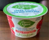 Wegmans Organic Organic greek yogurt with whole milk with red raspberry