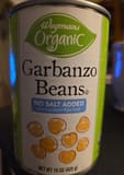Wegmans Garbanzo Beans NO SALT ADDED