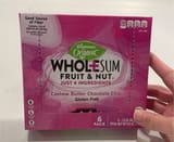 Wegmans Organic Wholesum fruit & nut cashew butter chocolate chip