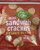 Wegmans Organic Mini Sandwich Crackers Peanut Butter