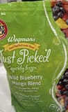 Wegmans Frozen wild blueberry mango blend
