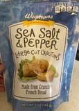 Wegmans Sea Salt & Pepper Large Cut Croutons