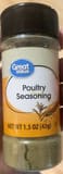 Great Value Poultry seasoning