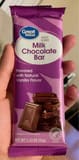 Great Value Milk chocolate bar