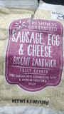 Walmart Marketplace Sausage Egg & Cheese Biscuit Sandwich