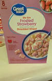 Great Value Frosted Strawberry Shredded Wheat