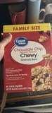 Great Value Chocolate Chip Chewy Granola Bar