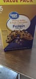 Great Value Peanut Butter & Dark Chocolate Protein Chewy Bars