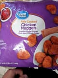 Great Value Fully Cooked Chicken Nuggets Breaded Chicken Breast Patties with Rib Meat