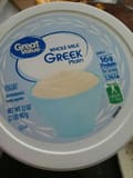 Great Value Greek yogurt