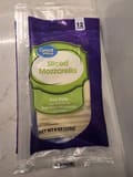 Great Value Sliced Mozzarella