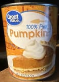 Great Value 100% Pure Pumpkin, 29 oz