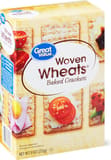 Great Value Woven Squares, Whole Grain Snack Crackers