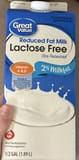 Great Value Reduced Fat Milk