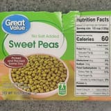 Great Value Sweet Peas