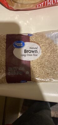 Great Value Natural Brown Long Grain Rice