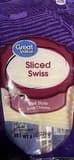 Great Value Sliced Swiss