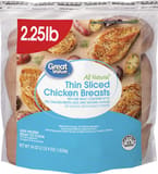 Great Value Thin Sliced Chicken Breasts