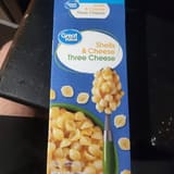 Great Value Shells & Cheese Three Cheese