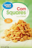 Great Value Corn Squares Toasted Cereal