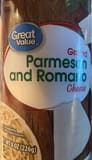 Great Value Grated Parmesan and Romano Cheese