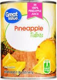 Great Value Pineapple tidbits juice