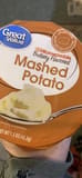 Great Value Mashed Potato