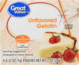 Walmart Unflavored Gelatin