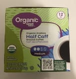 Great Value Organic Arabica Half Caff