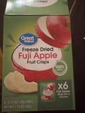 Great Value Freeze dried apple crisps
