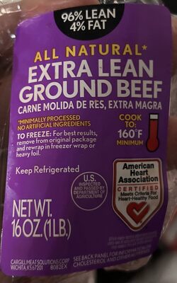 96/4 Lean Ground Beef Walmart