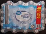 Great Value Purified Drinking Water with Flavor-Enhancing Minerals 40 Bottle Value Pack