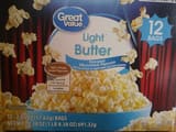 Great Value Flavored Microwave Popcorn