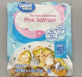 Great Value Skinless & Boneless Pink Salmon