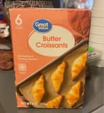 Great Value Butter croissants