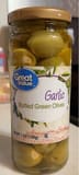 Great Value Stuffed Garlic Green Olives