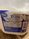 Great Value Reduced Fat 2% Milk
