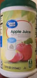 Great Value Frozen concentrated apple juice
