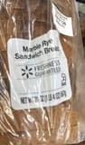 Walmart Marble Rye Sandwich Bread